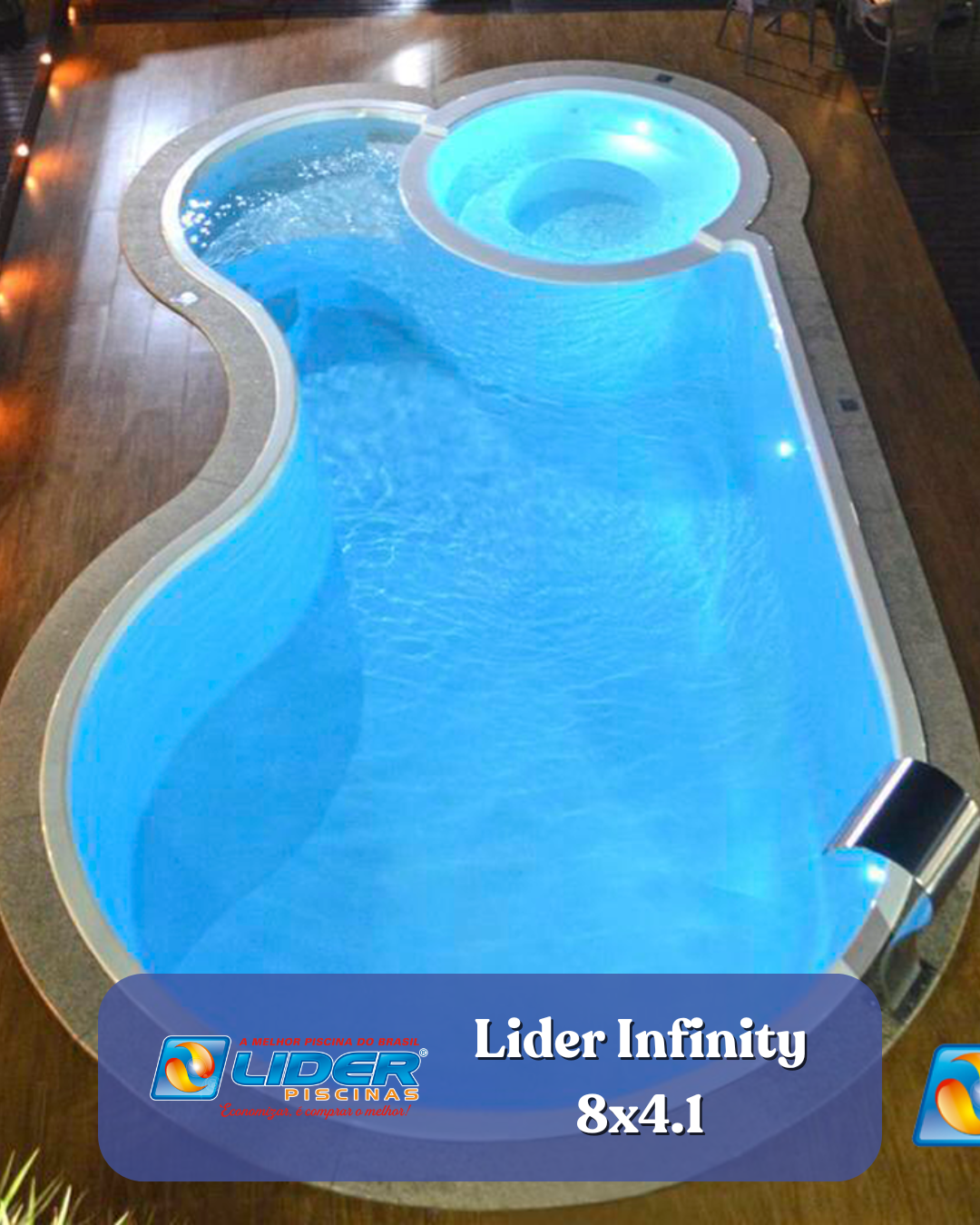 Piscina de fibra
